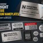Adhesive Aluminum Nameplates