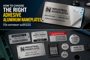 Adhesive Aluminum Nameplates