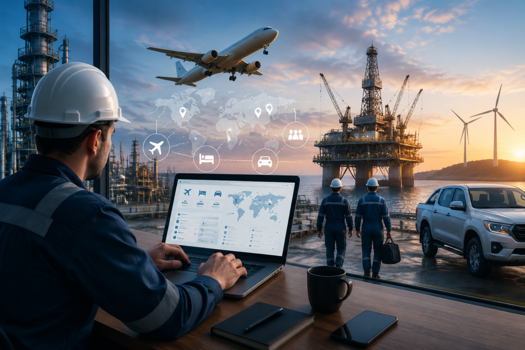 Energy sector travel management
